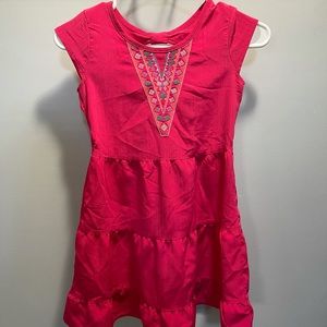 Fuchsia pink girls dress, Size 7/8